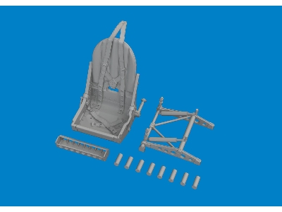 Spitfire Mk. VIII/ Mk. IX seat PRINT 1/24 - AIRFIX - zdjęcie 3
