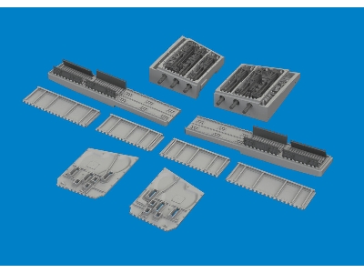 P-40E gun bays PRINT 1/48 - EDUARD - zdjęcie 1