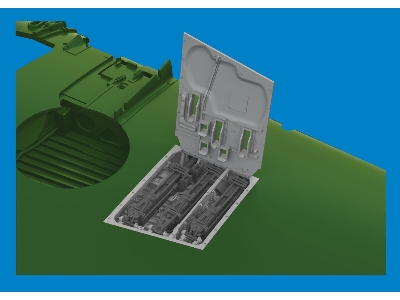 P-40E gun bays PRINT 1/48 - EDUARD - zdjęcie 3