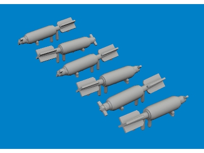 P-40 30lb frag bombs PRINT 1/48 - EDUARD - zdjęcie 1