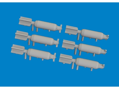 P-40 30lb frag bombs PRINT 1/48 - EDUARD - zdjęcie 3