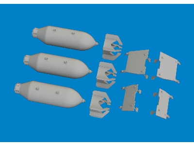 P-40 500lb M64 US bombs 1/48 - EDUARD - zdjęcie 3