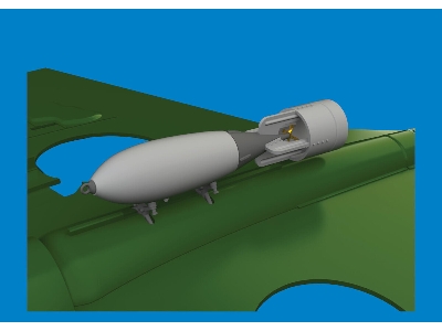 P-40 500lb GP British bomb PRINT 1/48 - EDUARD - zdjęcie 2
