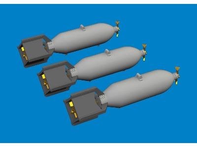 P-40 100lb M30 US bombs PRINT 1/48 - EDUARD - zdjęcie 3