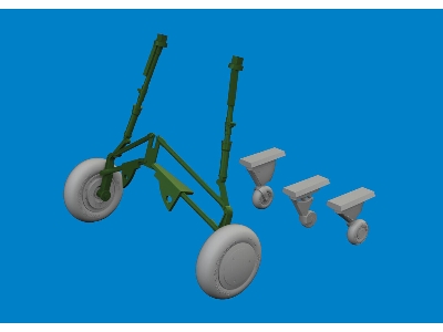 F4F-4 wheels early 1/48 - ACADEMY - zdjęcie 2