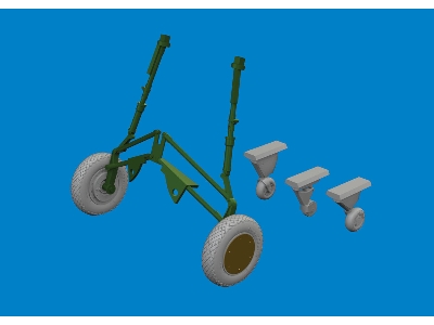 F4F-4 wheels late 1/48 - ACADEMY - zdjęcie 2