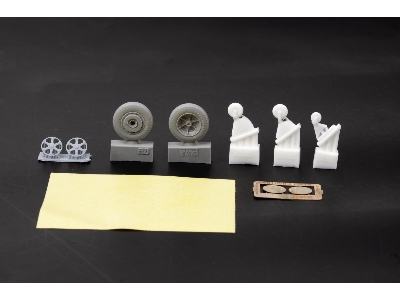 F4F-4 wheels late 1/48 - ACADEMY - zdjęcie 4