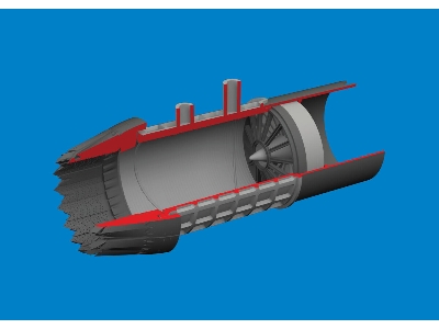 F-35B exhaust nozzle PRINT 1/48 - TAMIYA - zdjęcie 2