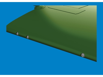 F4F-4 gun barrels PRINT 1/48 - ACADEMY - zdjęcie 2