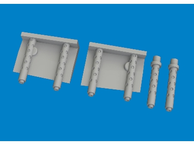 F4F-4 gun barrels PRINT 1/48 - ACADEMY - zdjęcie 3