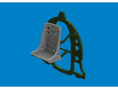 A6M5 seat PRINT 1/48 - EDUARD - zdjęcie 2