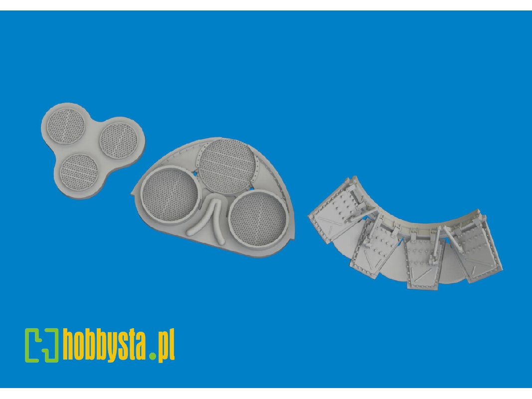 P-40E radiators upgrade set PRINT 1/48 - EDUARD - zdjęcie 1 P-40E radiators upgrade set PRINT 1/48 - EDUARD - zdjęcie 1
