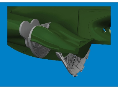 P-40E radiators upgrade set PRINT 1/48 - EDUARD - zdjęcie 2
