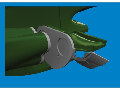 P-40E radiators upgrade set PRINT 1/48 - EDUARD - zdjęcie 3