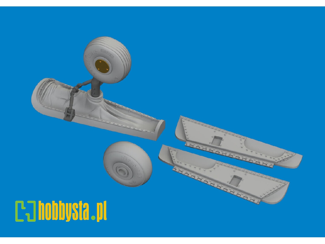 P-40E tail wheel bay PRINT 1/48 - EDUARD - zdjęcie 1 P-40E tail wheel bay PRINT 1/48 - EDUARD - zdjęcie 1