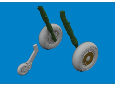 Spitfire Mk. V wheels 1/72 - TAMIYA - zdjęcie 2
