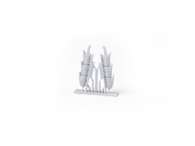 Spitfire Mk. V three-stacks exhaust fishtail PRINT 1/72 - TAMIYA - zdjęcie 4