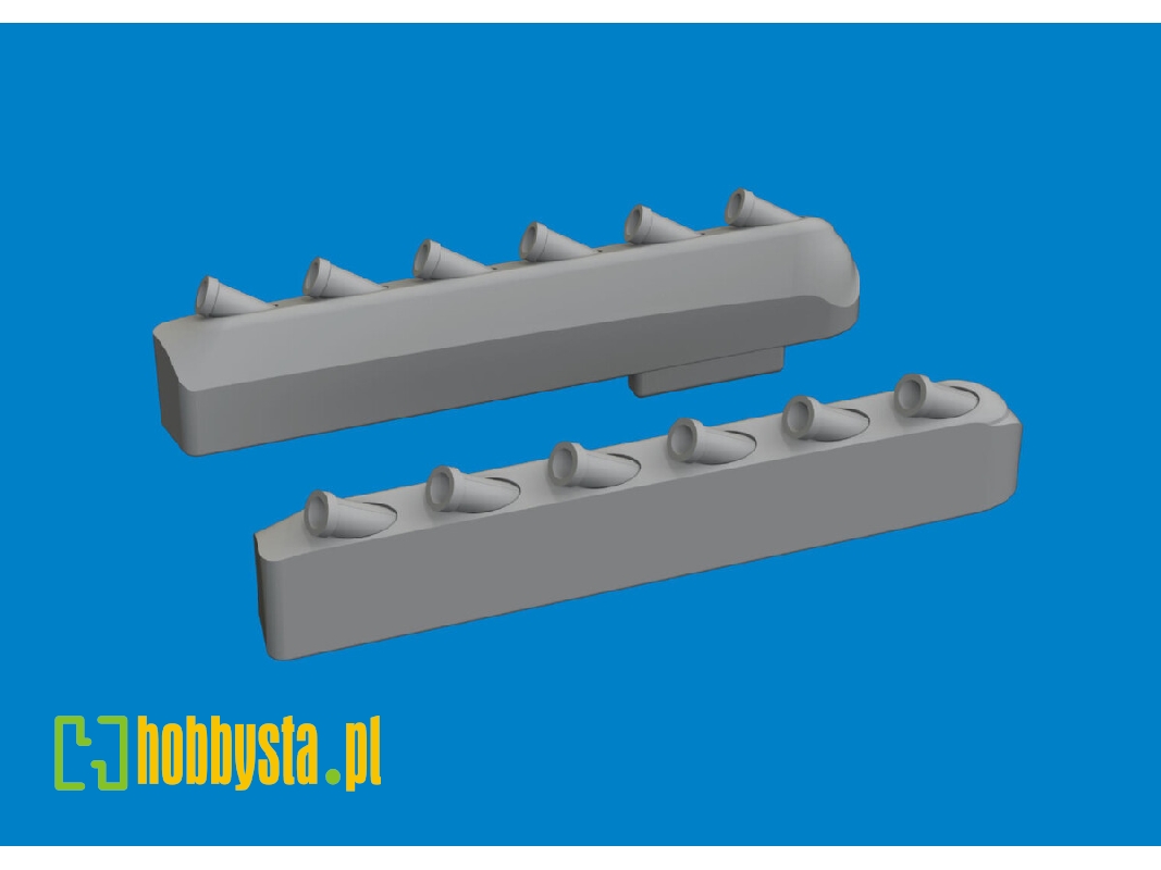 P-51 exhaust stacks w/ fairing PRINT 1/72 - TAMIYA - zdjęcie 1 P-51 exhaust stacks w/ fairing PRINT 1/72 - TAMIYA - zdjęcie 1