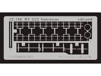  Bv 222 antennas 1/72 - Revell - blaszki - zdjęcie 1