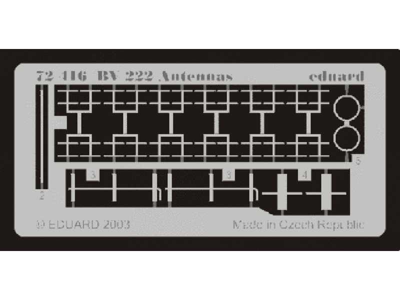 Bv 222 antennas 1/72 - Revell - blaszki - zdjęcie 1 Bv 222 antennas 1/72 - Revell - blaszki - zdjęcie 1