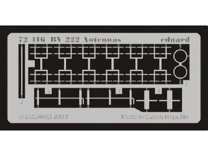  Bv 222 antennas 1/72 - Revell - blaszki - zdjęcie 1