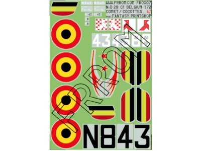 Nieuport 29 Belgium (A7) - zdjęcie 1