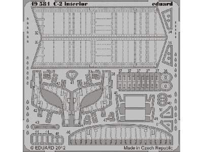  C-2 interior S. A. 1/48 - Kinetic - blaszki - zdjęcie 3