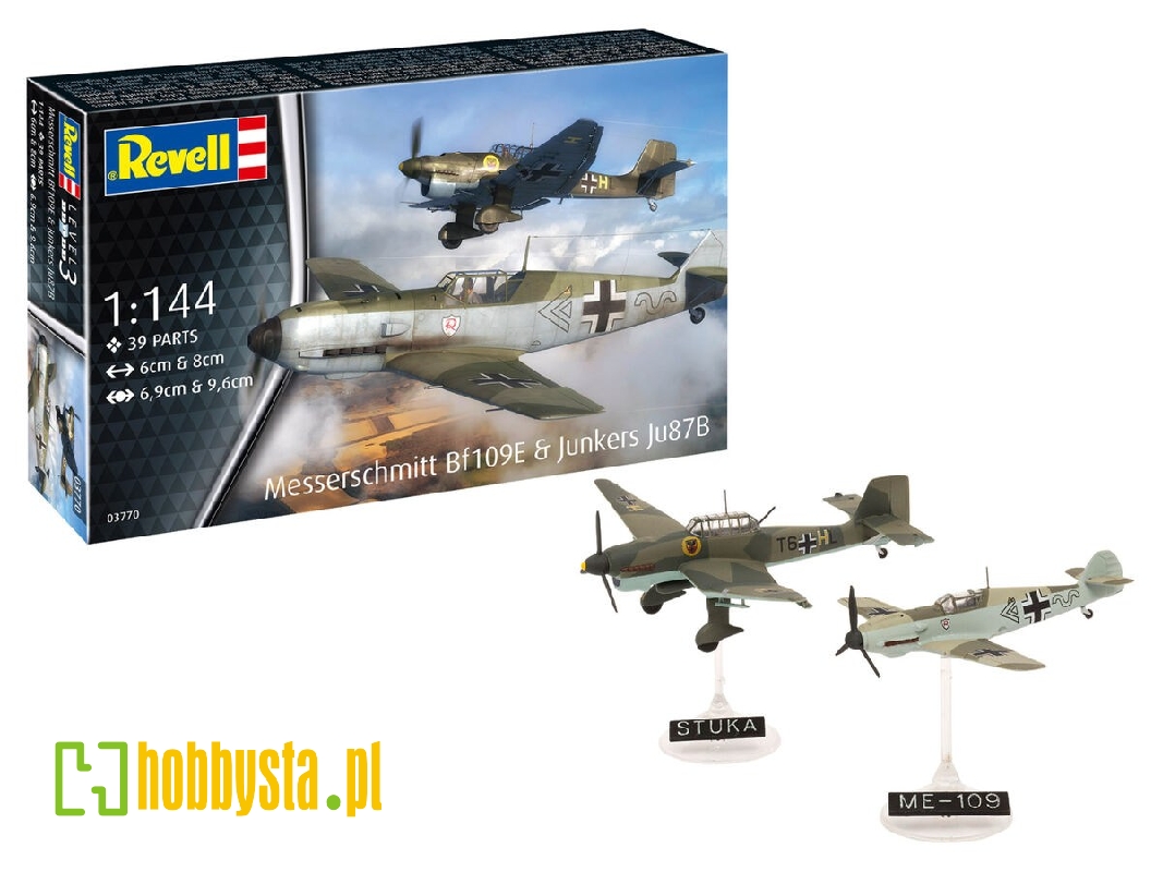 Messerschmitt Bf 109e & Junkers Ju87b - zdjęcie 1 Messerschmitt Bf 109e & Junkers Ju87b - zdjęcie 1