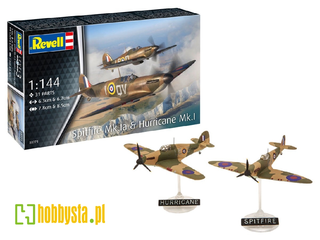 Spitfire Mk.Ia & Hurricane Mk.I - zdjęcie 1 Spitfire Mk.Ia & Hurricane Mk.I - zdjęcie 1