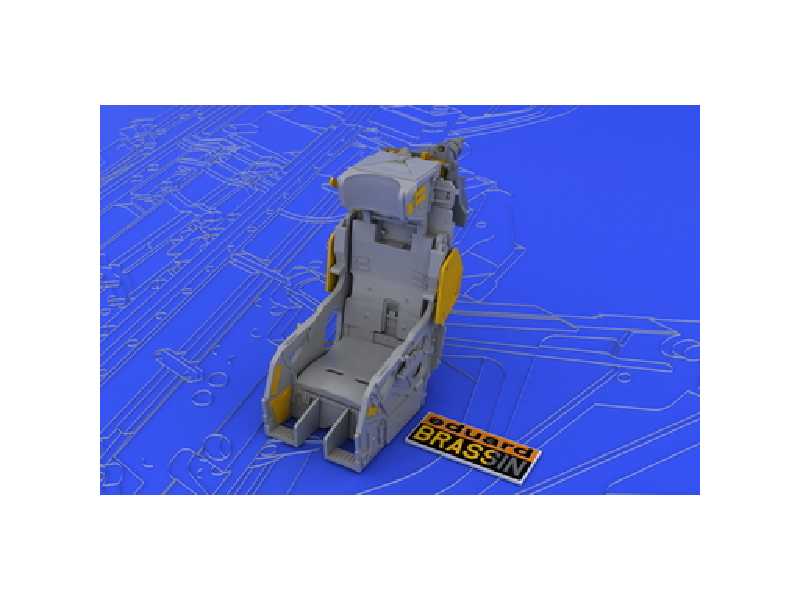 Su-7 seat 1/48 - Kovozavody Prostejov - żywica i blaszki - zdjęcie 1 Su-7 seat 1/48 - Kovozavody Prostejov - żywica i blaszki - zdjęcie 1
