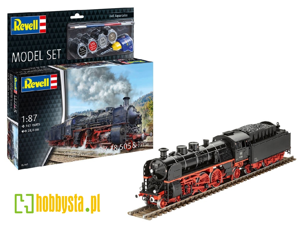 Express Locomotive (Schnellzuglokomotive) Br 18 505 & Tender 2'3't 38 - Model Set - zdjęcie 1 Express Locomotive (Schnellzuglokomotive) Br 18 505 & Tender 2'3't 38 - Model Set - zdjęcie 1