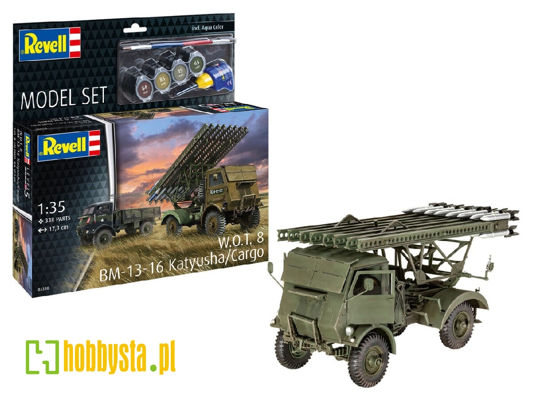 W.O.T. 8 Bm-13-16 Katyusha/Cargo - Model Set - zdjęcie 1 W.O.T. 8 Bm-13-16 Katyusha/Cargo - Model Set - zdjęcie 1