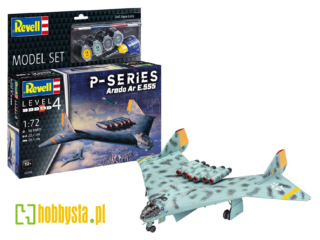 Arado Ar E.555 - P-series Model Set - zdjęcie 1 Arado Ar E.555 - P-series Model Set - zdjęcie 1