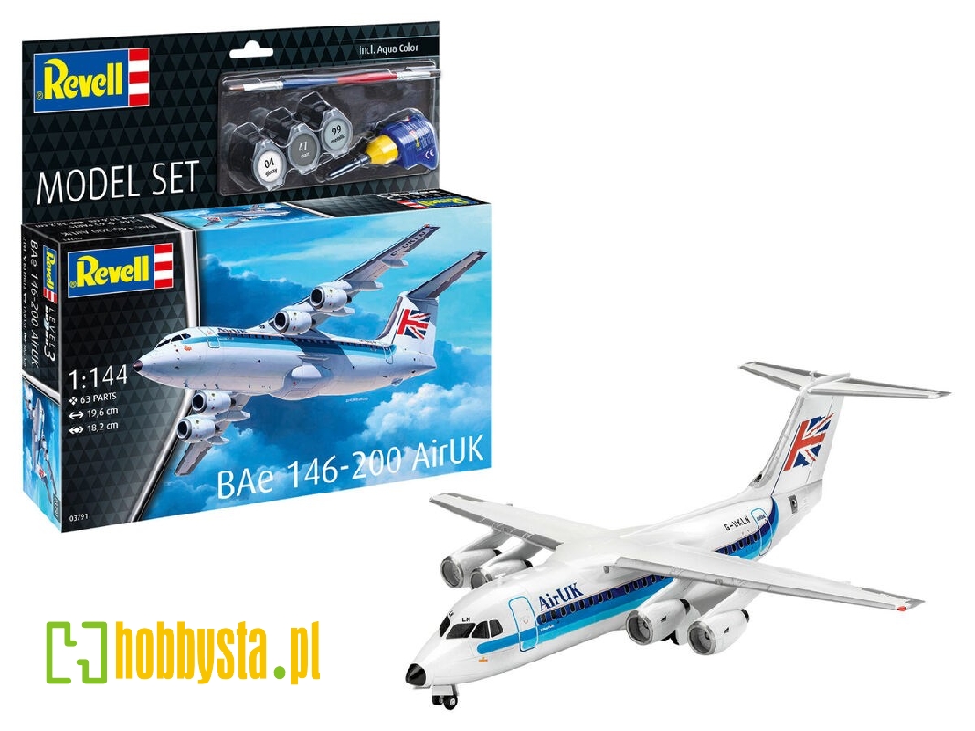 Bae 146-200 (Rj85) Airuk Model Set - zdjęcie 1 Bae 146-200 (Rj85) Airuk Model Set - zdjęcie 1