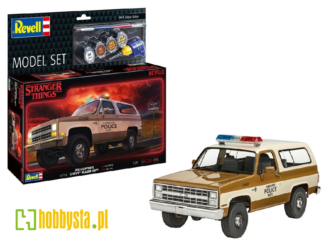 'Stranger Things' Chevrolet K5 Blazer (Model Set) - zdjęcie 1 'Stranger Things' Chevrolet K5 Blazer (Model Set) - zdjęcie 1