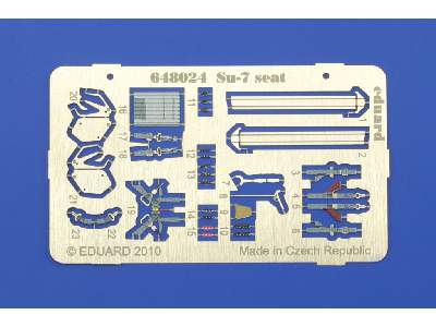  Su-7 seat 1/48 - Kovozavody Prostejov - żywica i blaszki - zdjęcie 9