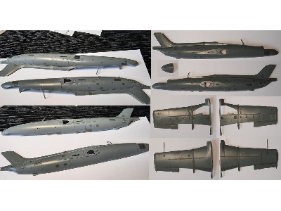 Aero L-29 Delfin - Mask For Panels (For Amk / Eduard Kits) - zdjęcie 2