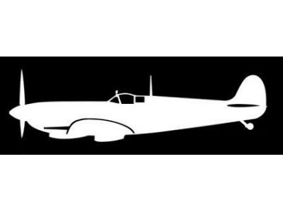Sticker Spitfire Mk.Ix (15cm White) - zdjęcie 1