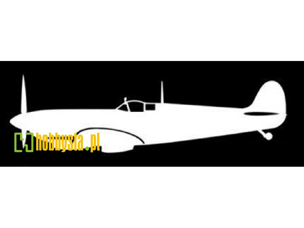 Sticker Spitfire Mk.Ix (15cm White) - zdjęcie 1 Sticker Spitfire Mk.Ix (15cm White) - zdjęcie 1