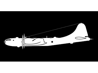 Sticker B-29 (21cm White) - zdjęcie 1