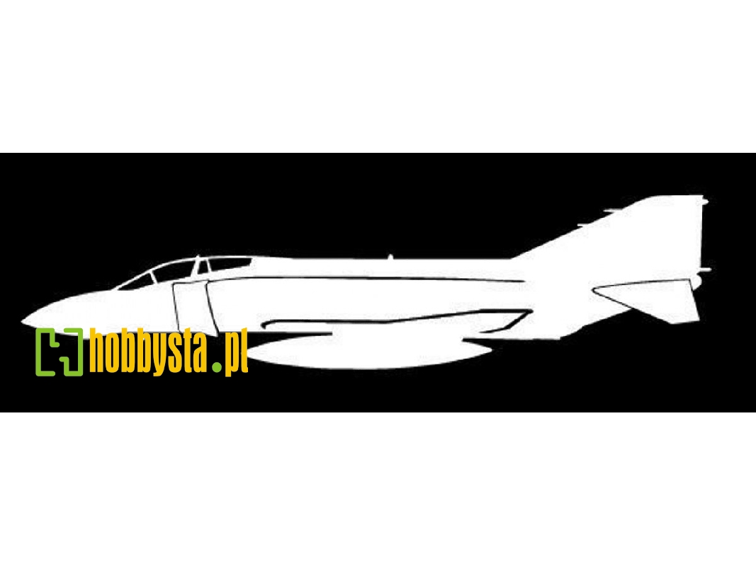 Sticker F-4 Phantom (15cm White) - zdjęcie 1 Sticker F-4 Phantom (15cm White) - zdjęcie 1