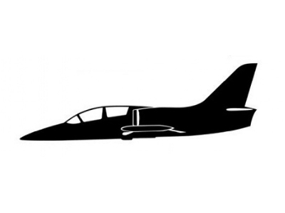 Sticker L-39 Albatros (15cm Black) - zdjęcie 1
