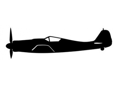 Sticker Fw 190 D (15cm Black) - zdjęcie 1
