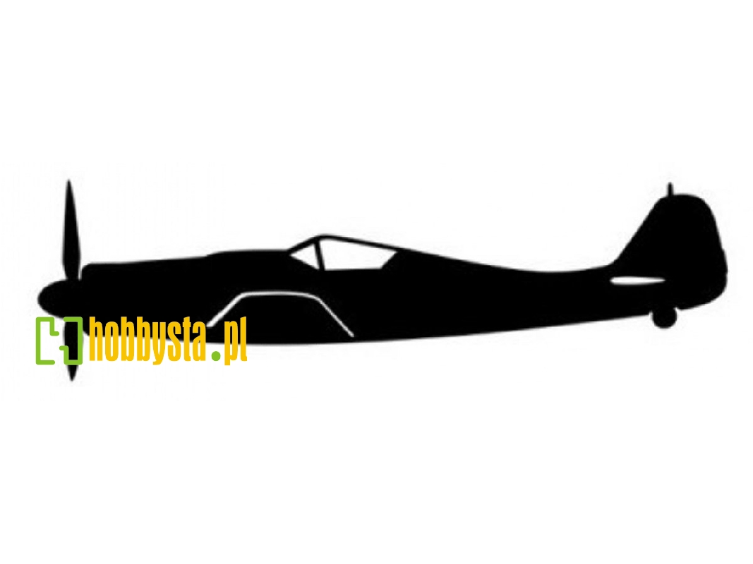 Sticker Fw 190 D (15cm Black) - zdjęcie 1 Sticker Fw 190 D (15cm Black) - zdjęcie 1
