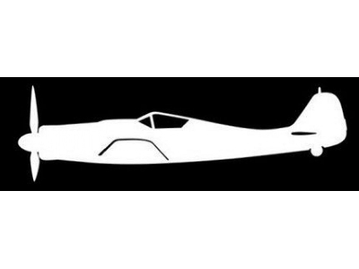 Sticker Fw 190 D (15cm White) - zdjęcie 1