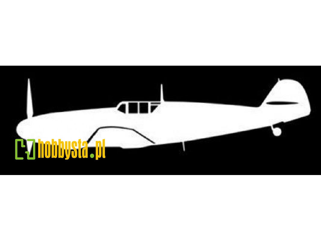 Sticker Bf 109 F (15cm White) - zdjęcie 1 Sticker Bf 109 F (15cm White) - zdjęcie 1
