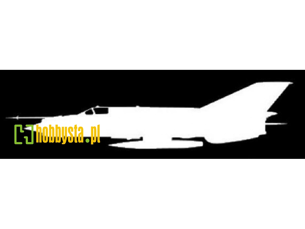 Sticker Mig-21 Mf (15cm White) - zdjęcie 1 Sticker Mig-21 Mf (15cm White) - zdjęcie 1