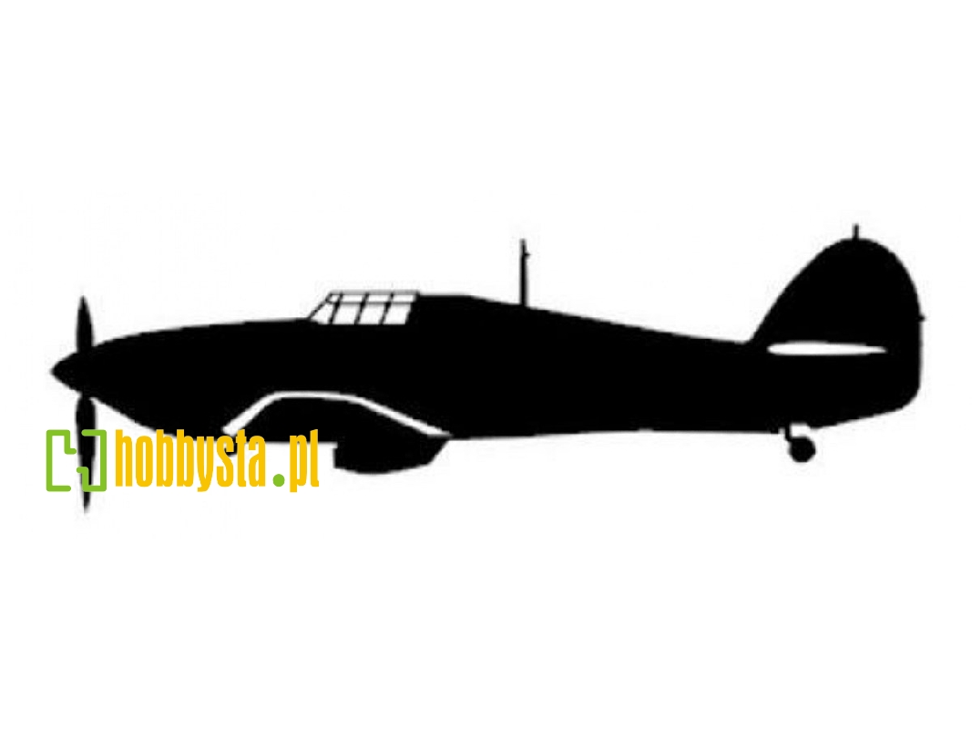 Sticker Hawker Hurricane (15cm Black) - zdjęcie 1 Sticker Hawker Hurricane (15cm Black) - zdjęcie 1