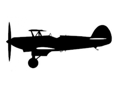 Sticker Avia B-534 (15cm Black) - zdjęcie 1