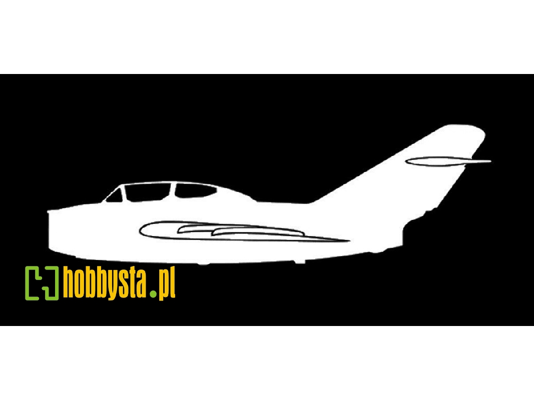 Sticker Mig-15 Uti (15cm White) - zdjęcie 1 Sticker Mig-15 Uti (15cm White) - zdjęcie 1